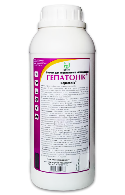 Гепатонік 1 л, Біофарм Вінниця - фото 1