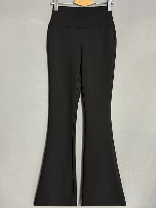 Лосини жіночі Kenalin 9636-1 кльош утеплені чорні, чорний, XL Київ - фото 13