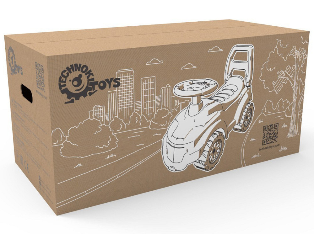 Толокар музичний «Поліція» ТехноК 7433 дитяча машинка каталка для дітей Київ - фото 5