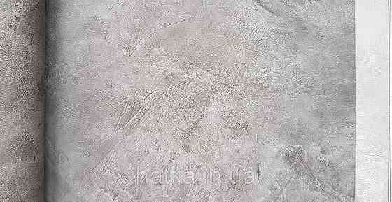 Обои винил на флизелине Caselio Patine 0.53х10 под штукатурку структурные матовые черные серые разные оттенки Киев