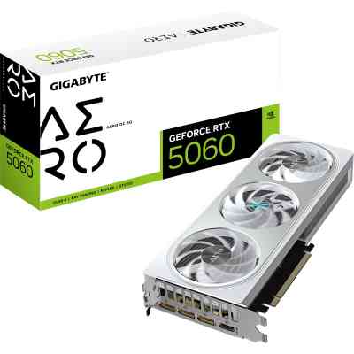 Відеокарта GIGABYTE GeForce RTX5060 8Gb AERO OC (GV-N5060AERO OC-8GD) Вінниця