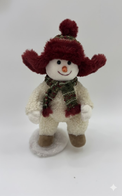 Yiwu Новорічна фігурка Сніговик 19×16×35 (см) CR-4-12 Коломия - фото 1