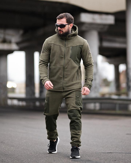 Флисовый спортивный тактический костюм TARANTUL oliva ТР6553 Одесса - изображение 1