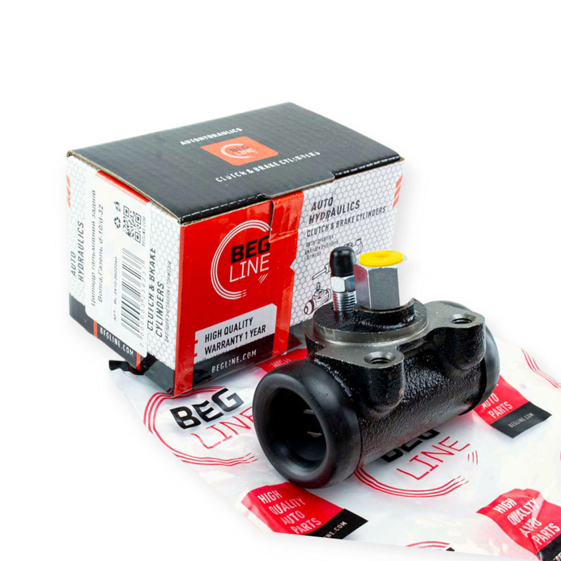 Циліндр заднього гальма ГАЗ 2410, 31029, 31105, 3110, 2217 (трубка d-10 мм поршень d-32 мм) (ЗТЦ) колісний Мукачево - фото 1