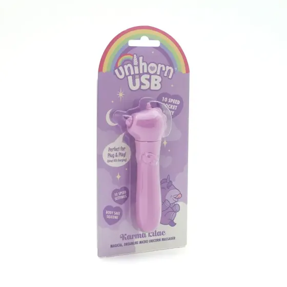 Вибратор-единорожка Unihorn USB Bullet – Karma Lilac, вибропуля, USB-зарядка, 10 режимов Львов