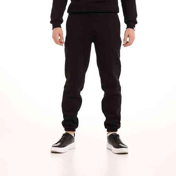 Чоловічі штани джогери з кишенями чорні Pobedov 007 ЗИМА Київ