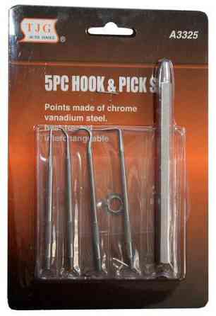 Набір гачків для зняття сальників. 5 пр. (A3325) TJG Винница