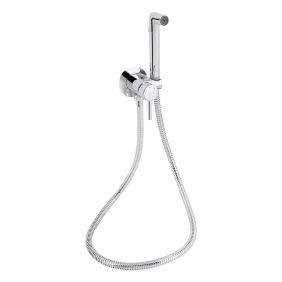 Набір для гігієнічного душу зі змішувачем Qtap Inspai-Varius CRM V00440001 Київ