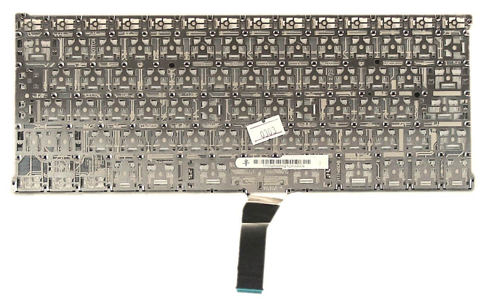 Клавиатура для ноутбука Apple MacBook Air 2011+ (A1369) Black, (No Frame), RU (вертикальный энтер) Вінниця - фото 2