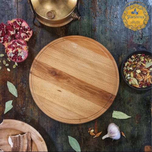 Дошка кухонна для піци 35см (товщина 1,5см) 8907-2 Майстерня Житомир - фото 3