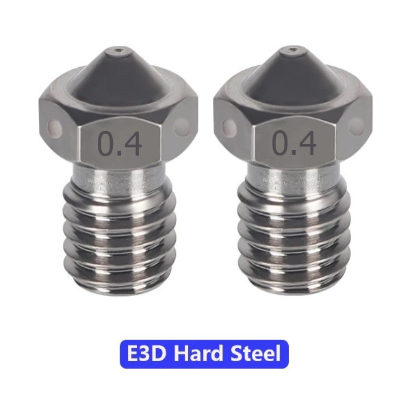 Сопло Hhiddo E3D  из закаленной стали 0,4 мм для 3д принтеров Киев - изображение 1