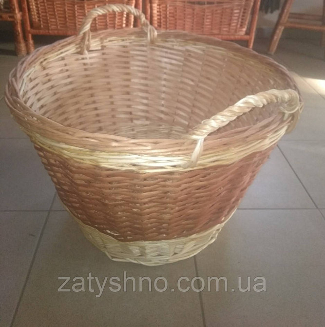 Корзина плетеная с ручками Киев - изображение 1