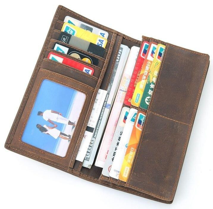 Гаманець чоловічий Vintage 14384 в вінтажному стилі Коричневий Київ - фото 10