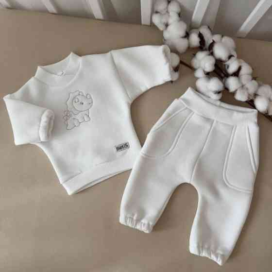 Костюм дитячий "Бейбік" футер з начосом зріст 68 см (3 – 6 місяців) Betis Молочний Кривий Ріг