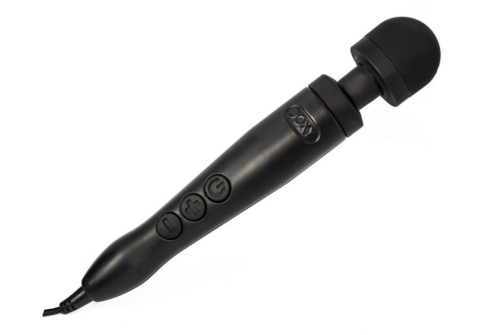 Вібромасажер DOXY Die Cast 3 Matt Black, дуже потужний, живлення 220В, металевий корпус Sex Aura Київ - фото 1