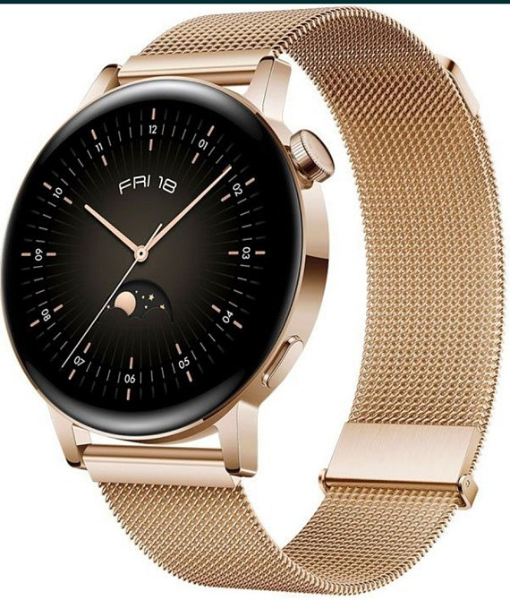 СМАРТ - Часы: Huawei Watch GT 3, 42mm , Elegant Gold. Київ - фото 5