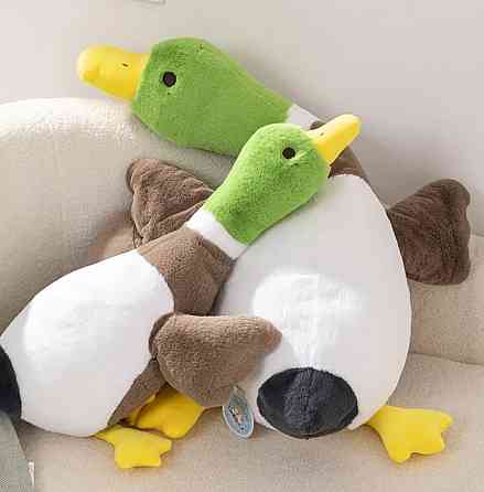 Мягкая плюшевая игрушка подушка - обнимашка Гусь Селезень 65 см Киев