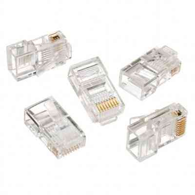 Коннектор RJ45 cat.5e UTP 8P8C * 50 (позолоч. конт.) Cablexpert (LC-8P8C-001/50) Винница