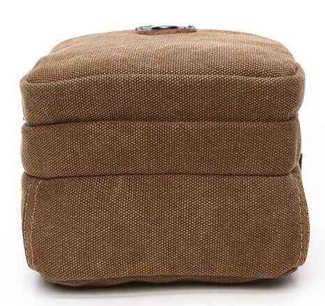 Барсетка текстильная Коричневая (Vintage) Киев