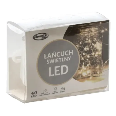 Гирлянда Chomik Струна 4.3 м 40 LED Теплый белый (5900779802643) Винница