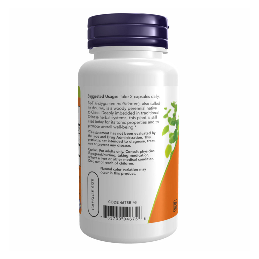 Горец многоцветковый Now Foods FO-TI 560 mg 100 vcaps Киев - изображение 3