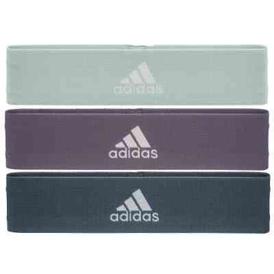 Эспандер Adidas Resistance Band Set (L, M, H) ADTB-10711 Набір Зелений, Фіолетовий, Темно-синій (885652018753) Винница