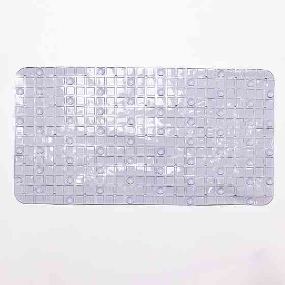 Антискользящий коврик на присосках для ванны и душа 65×35 (см) силиконовый Коричневый HP-42-47BR Киев