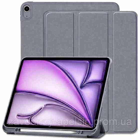 IPad 9,7 A1822 A1823 A1954 A1893 Чехол книжка Стилус (серый) Одесса