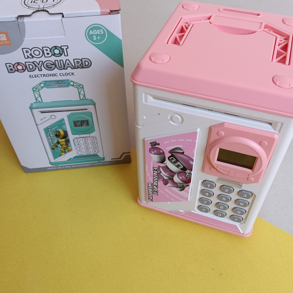 Сейф копилка с кодовым замком и часами Киев - изображение 2