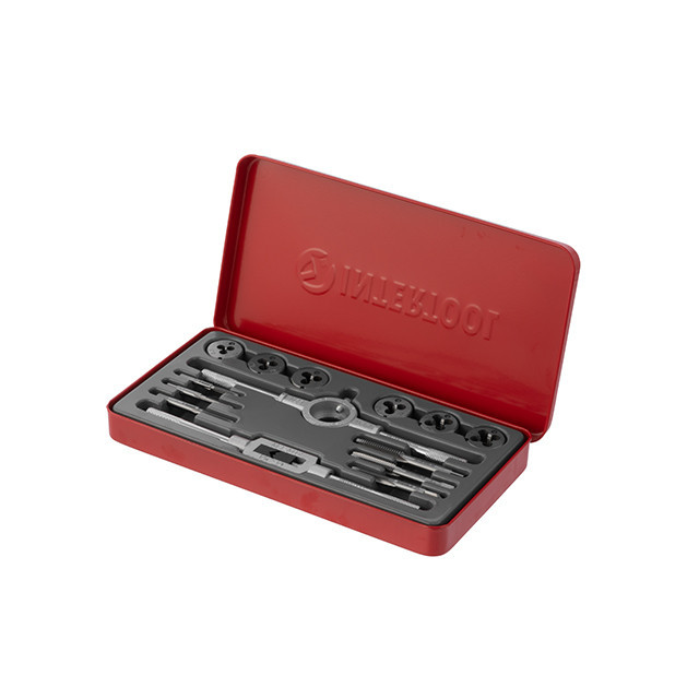 Набор плашек и метчиков, 14 ед., M3-M10 INTERTOOL SD-8024 Киев - изображение 1