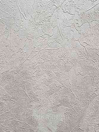 Шпалери вінілові на флізеліні гарячого тиснення DU&KA 1.06х10 вензель основа під штукатурку сірі коричневі Київ