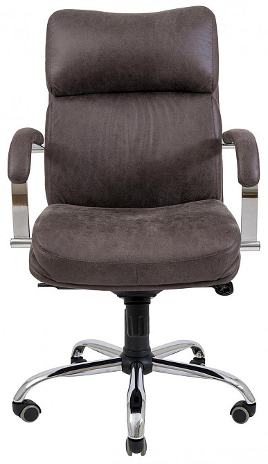 Офисное Кресло Руководителя Richman Dakota Ameli Grey Хром М1 Tilt Коричневый Днепр - изображение 2