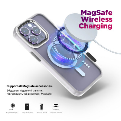 Чохол до мобільного телефона Armorstandart Unit MagSafe Samsung S25 Ultra Matte Clear Silver (ARM82266) Вінниця - фото 3