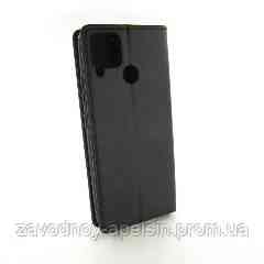 Чохол книжка підставка Realme C15 чорний Одеса