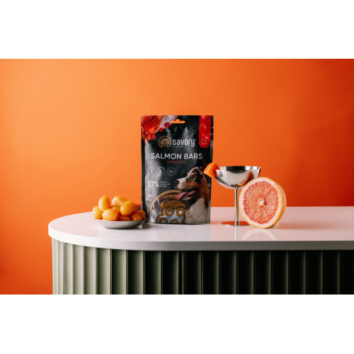 Джерки Savory Bars With Salmon батончики для собак з лососем 100 г Київ - фото 8