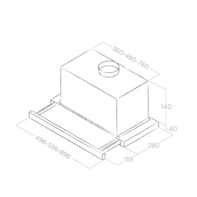 Вытяжка кухонная Elica TT14 LUX WH/A/60 Винница - изображение 5