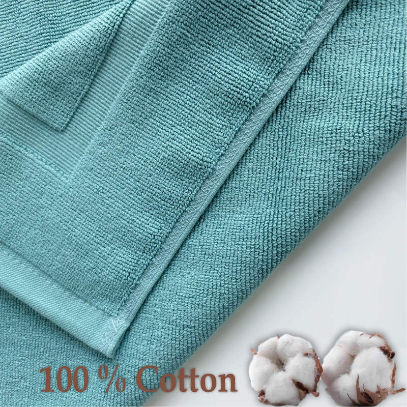 Рушники для ніг Lovely Svi – бавовна / махра - 50 x 80 см – Бірюзовий (22402493) Київ - фото 3