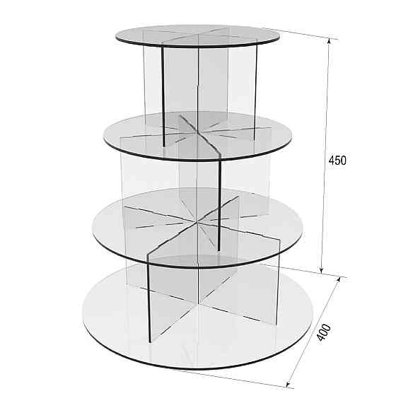 Подставка EKOSTAR под торты и для кенди бара. Киев
