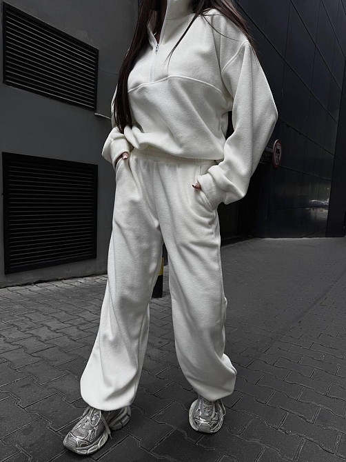 Женский удобный теплый костюм из флиса двусторонний Одесса - изображение 6