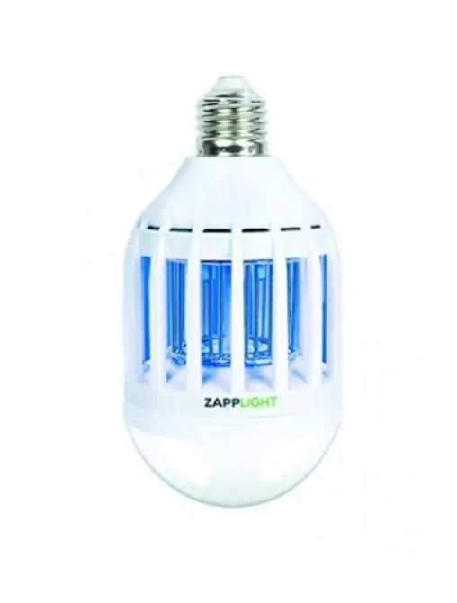Світлодіодна лампа-ловушка для комах Zapp Light 9W LED, знищувач комарів і нічник, безпечна у використанні Одеса - фото 7