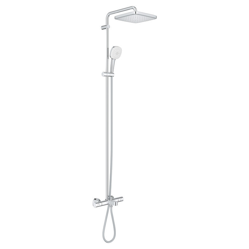 Душова система настінного монтажу з термостатом для ванни Grohe Tempesta System 250 Cube   ( 26691001 ) 28397 Харків - фото 5