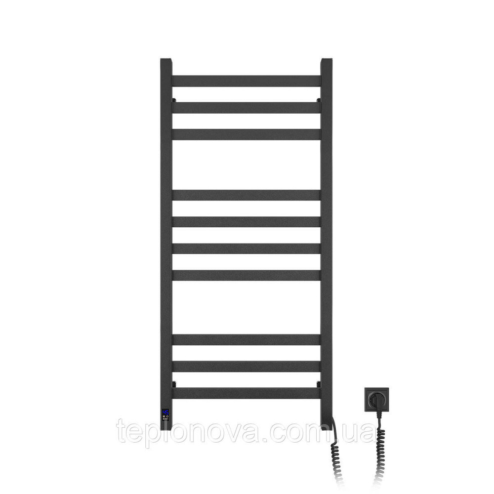 Сушарка для рушників Авангард 480х1000 Sensor права з таймером, чорний муар Чернівці - фото 6