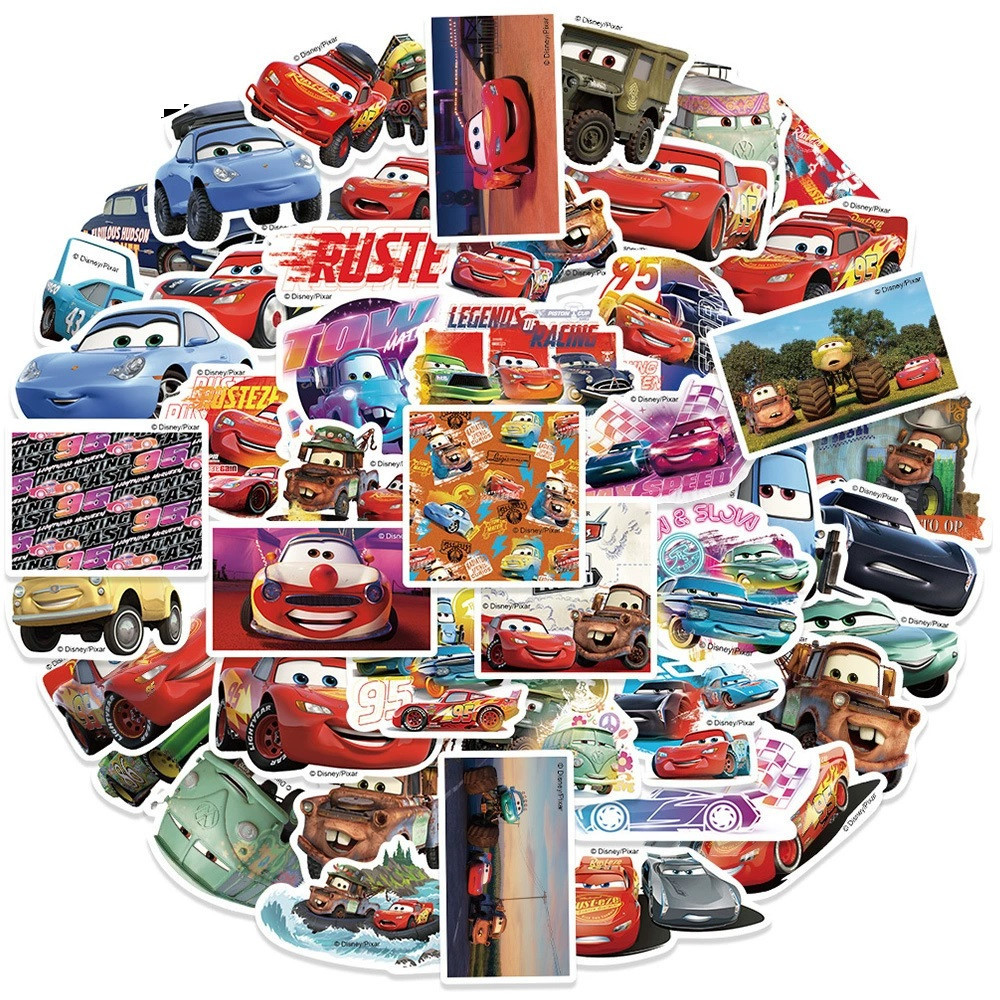 Набір вінілових наклейок Disney Тачки DSN-019 Запоріжжя - фото 2