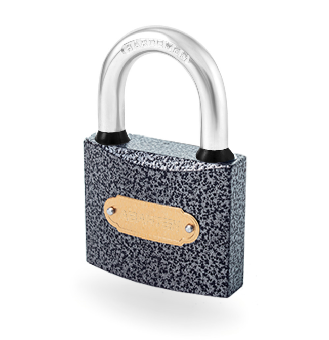 Замок навесной АВАНТЕК Серый GR-38 (38мм) Харьков - изображение 1