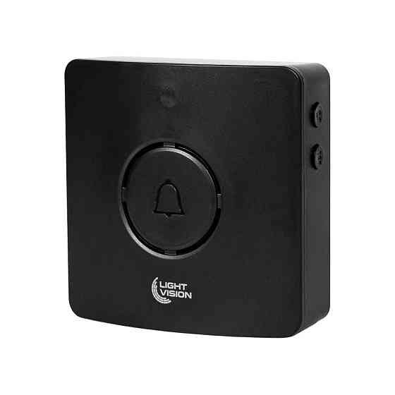 Дверний WiFi дзвінок Light Vision VLC-DR10T(Tuya) Black з ІЧ-датчиком руху (75-00186) Київ