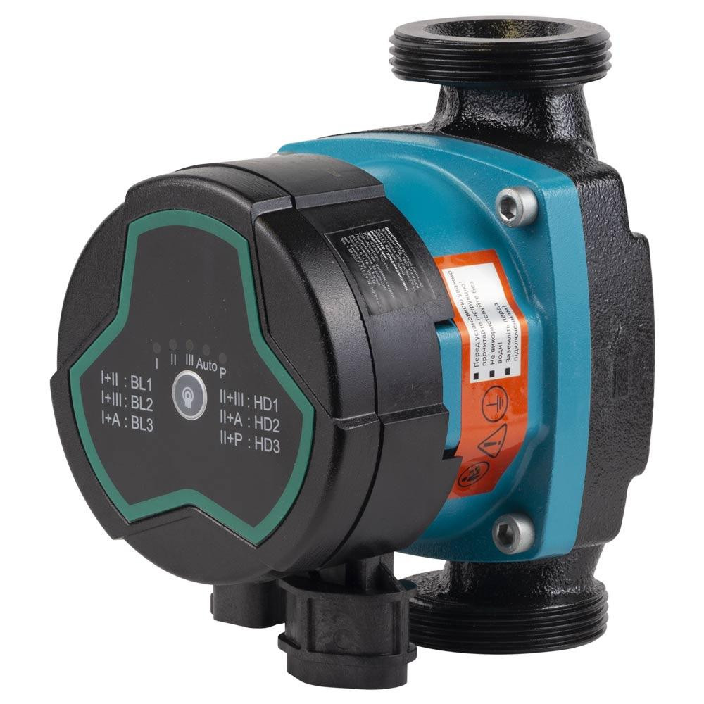 Насос циркуляційний енергоощадний 5-39 Вт Hmax 6 м Qmax 53 л/хв Ø11⁄2" 130 мм + гайки Ø1" AQUATICA GPA25-6/130 III (774052) Київ - фото 1