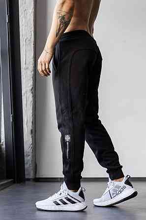 Утеплені джоггери зі швами навиворіт TotalFit EM3-IS10 Черный, XXL Киев