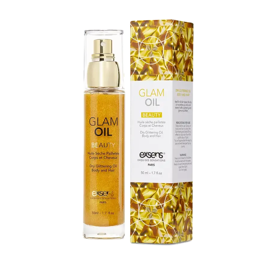 Олія для тіла з блиском EXSENS Glam Oil 50мл, з мигдальною олією, без парабенів і феноксіетанолу Львів - фото 1