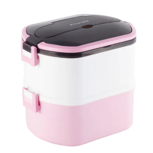 Ланч-бокс подвійний (корпус пластик/внутр.ємність+кришка нерж.сталь) KAMILLE Житомир - фото 7