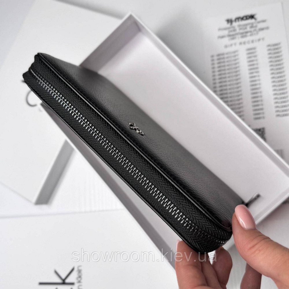 Мужской кожаный кошелек клатч на молнии Ск (6613) Киев - изображение 3